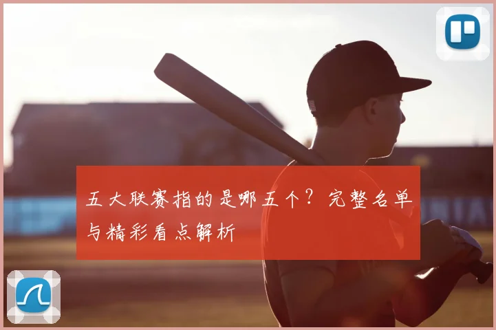 五大联赛指的是哪五个？完整名单与精彩看点解析